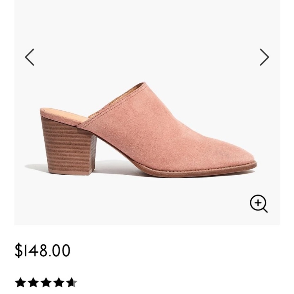 🌸RUSH SALE Madewell harper Suede Mules size 7.5🌸 - Picture 7 of 8